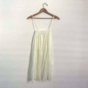 Vintage Val Mode Pale Yellow Night Gown Slip Dress